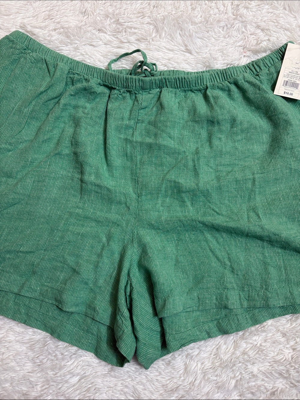 NWT A New Day Green Pull On Shorts Size 2X - Picture 5 of 13